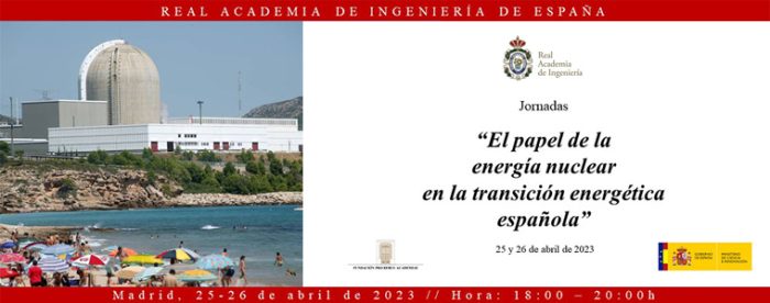 La SNE participará en unas jornadas sobre energía nuclear organizadas por la Real Academia de Ingeniería