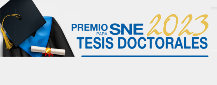 Premio SNE para Tesis Doctorales 2023.