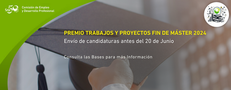 Premio SNE a Trabajos y Proyectos Fin de Máster.